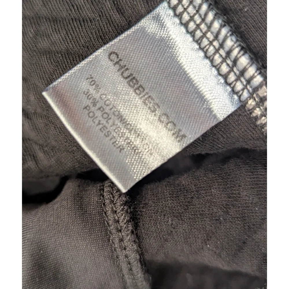 Chubbies The Back To Basic Quilted Quarter Zip Pullover Faded Black Size Large
